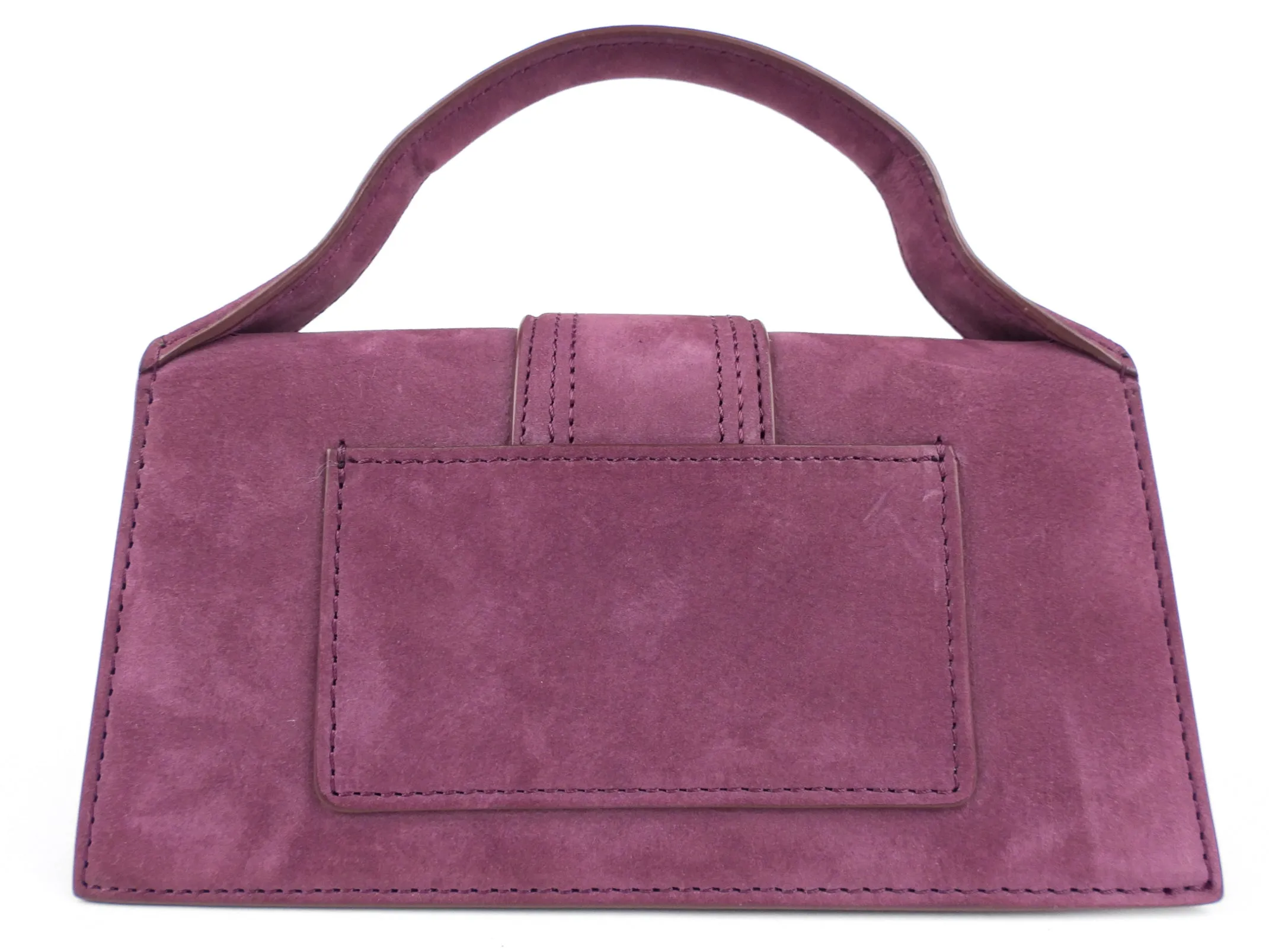 Jacquemus Purple Suede Leather Le Bambino Mini Two Way Bag