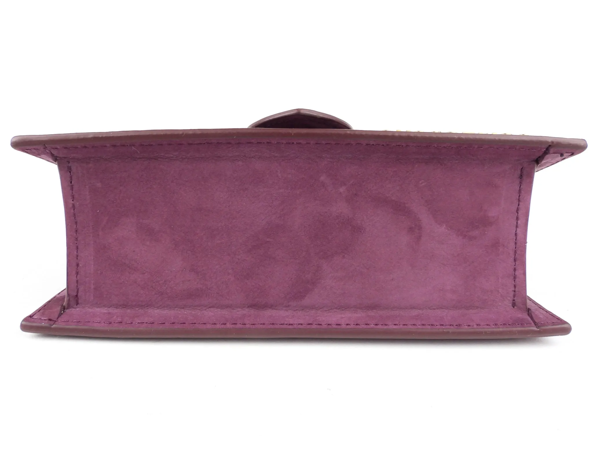 Jacquemus Purple Suede Leather Le Bambino Mini Two Way Bag