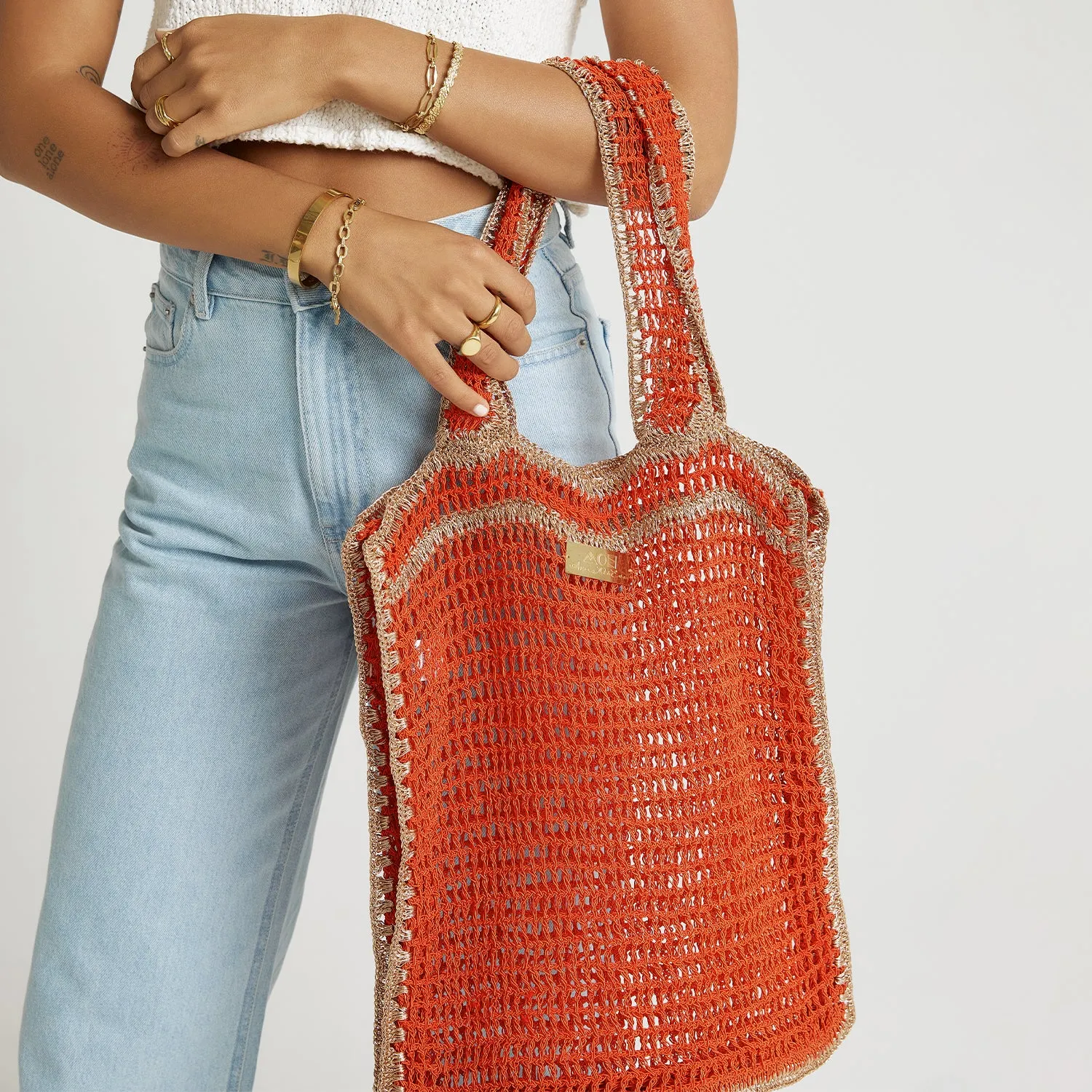 Lani Beach Bag - Red Apple