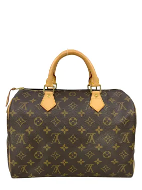 Louis Vuitton Monogram Canvas Speedy 30 Bag