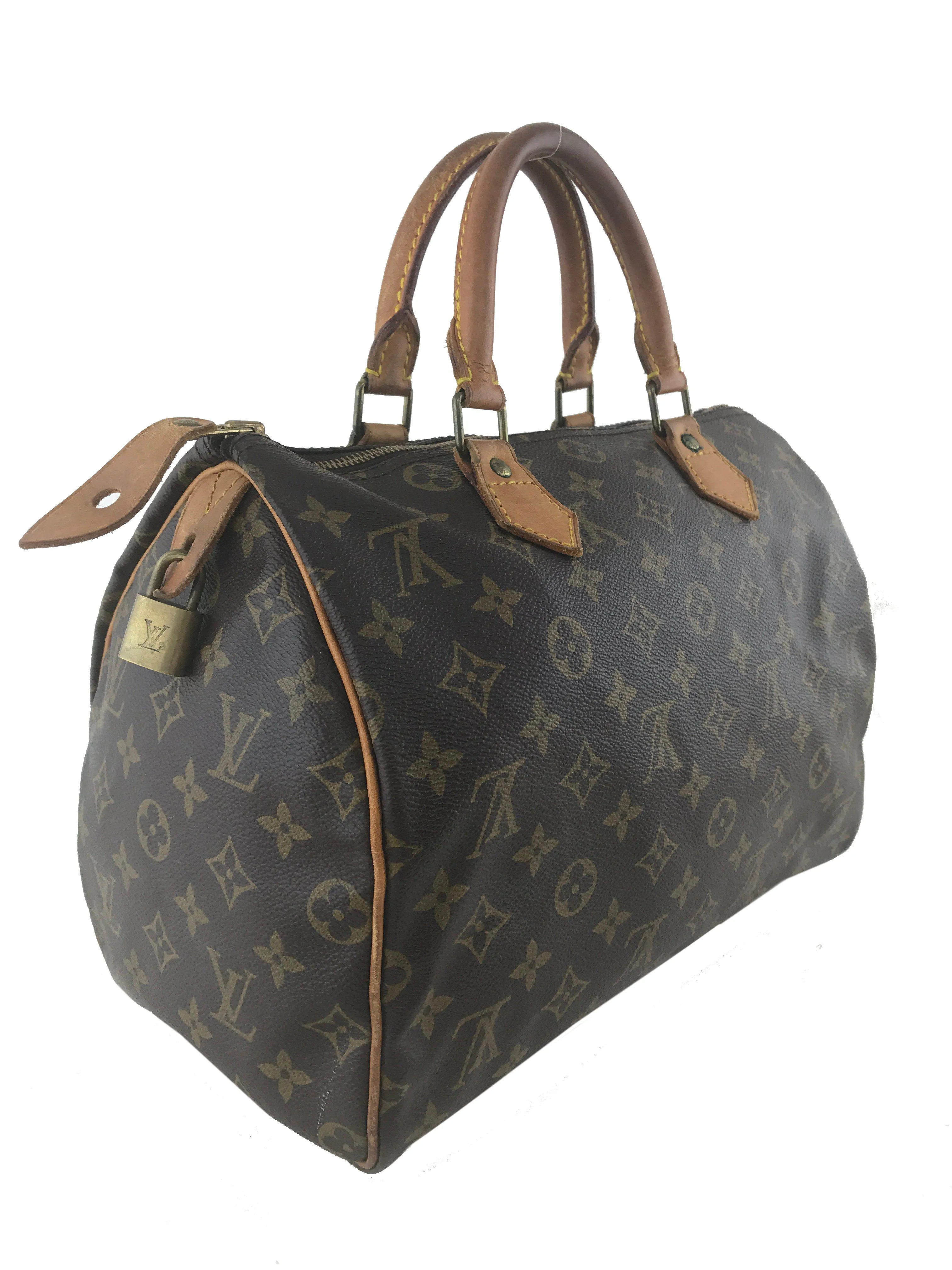 Louis Vuitton Vintage Monogram Speedy 30 Bag