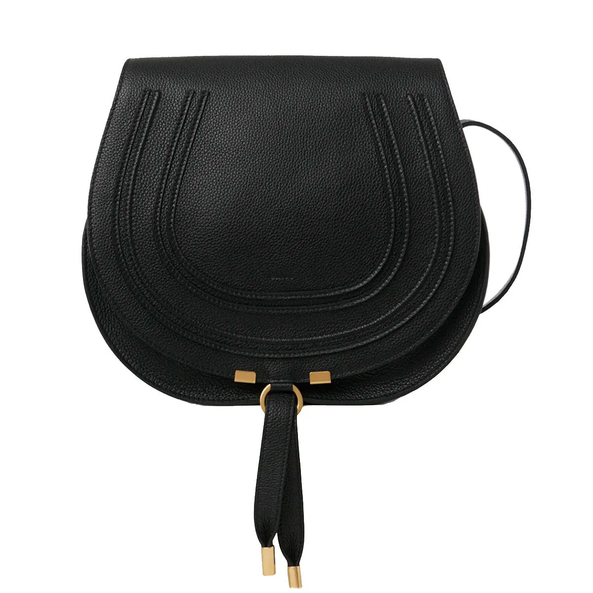 Marcie Medium Satchel, Black Tonal