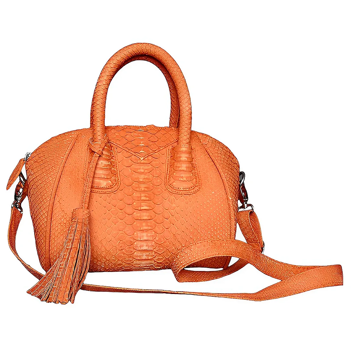 Orange Satchel Bag