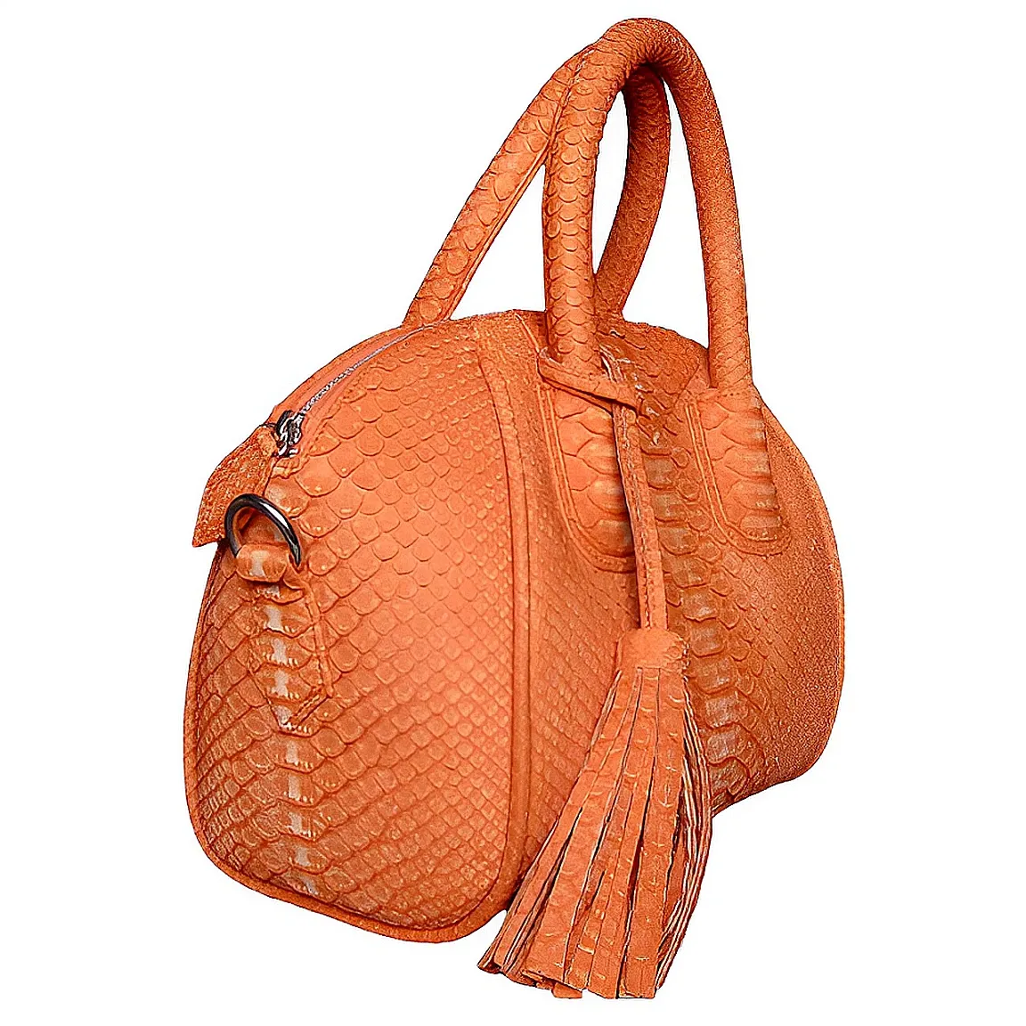 Orange Satchel Bag