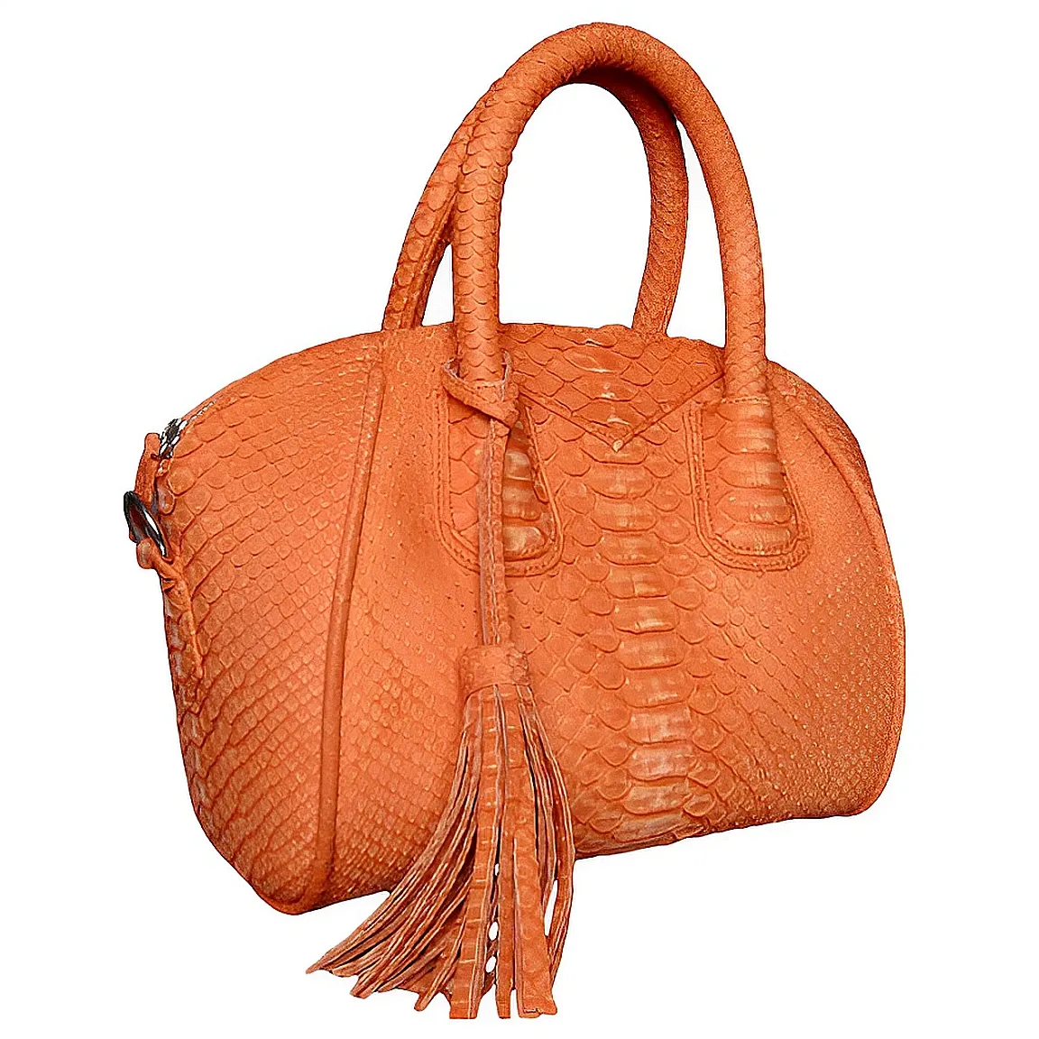 Orange Satchel Bag