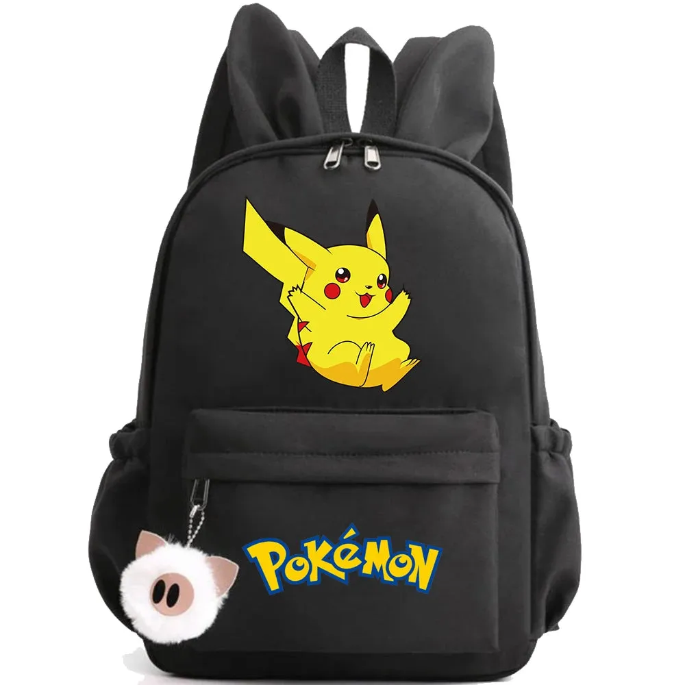 Pokemon Pikachu Anime Backpack for Boys and Girls