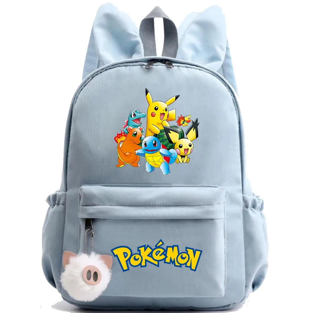 Pokemon Pikachu Anime Backpack for Boys and Girls