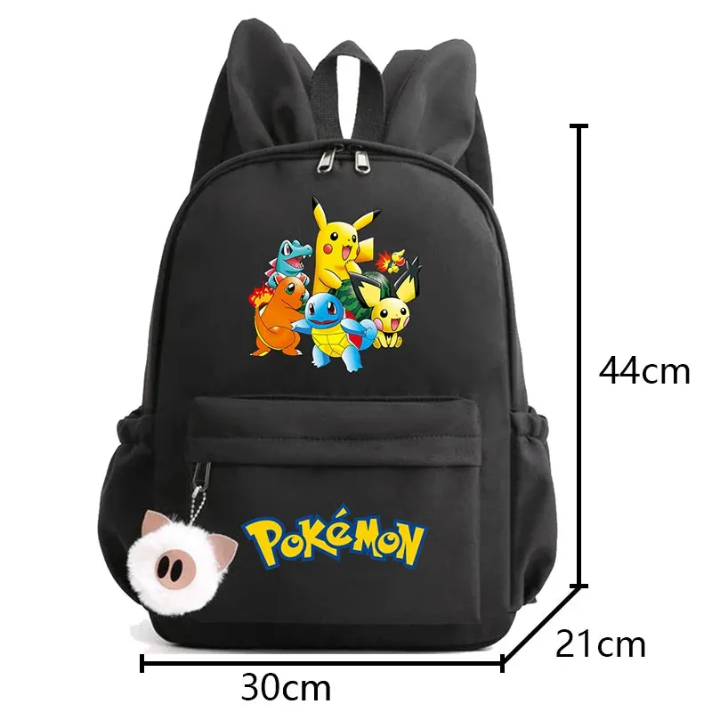 Pokemon Pikachu Anime Backpack for Boys and Girls