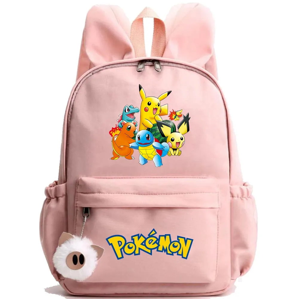 Pokemon Pikachu Anime Backpack for Boys and Girls