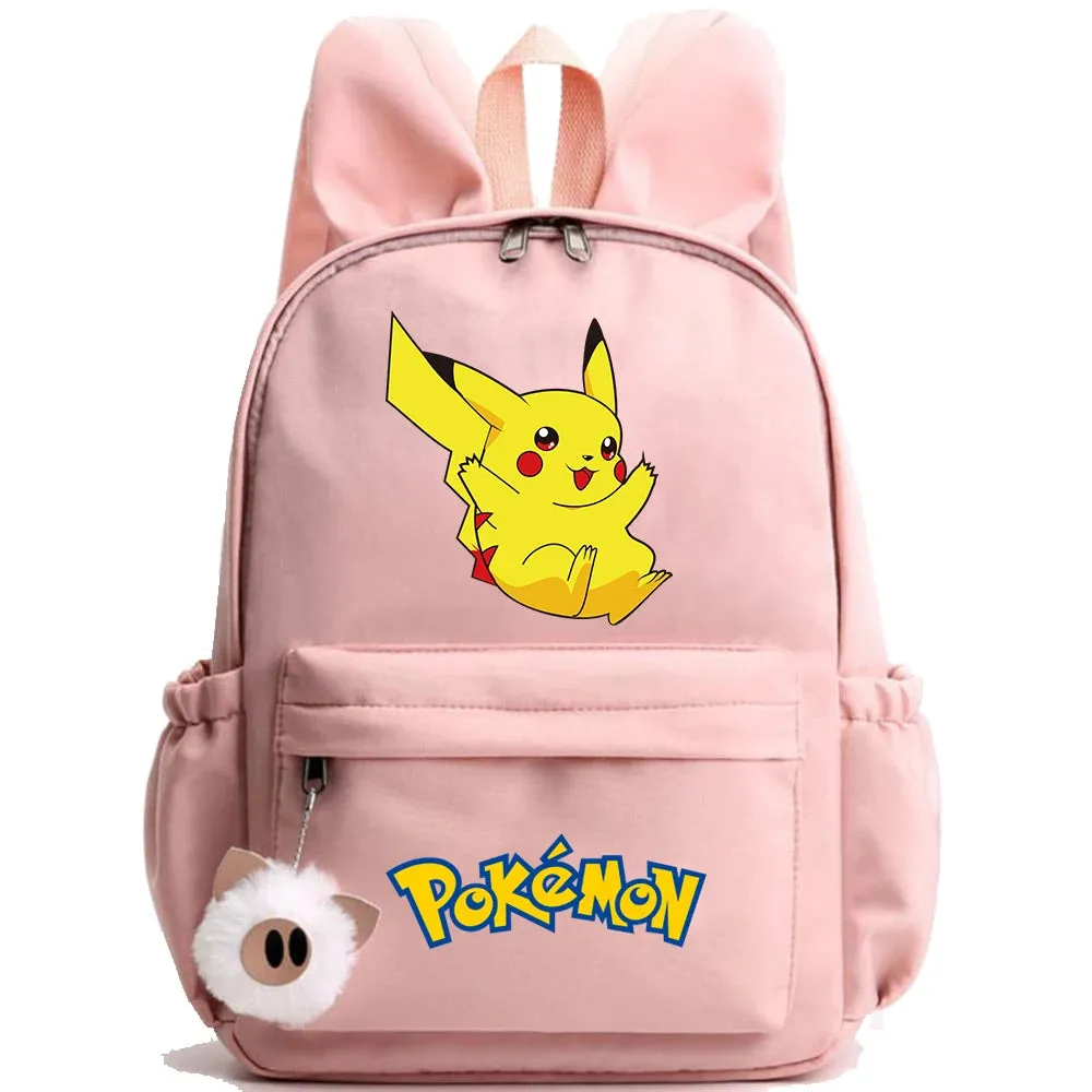 Pokemon Pikachu Anime Backpack for Boys and Girls