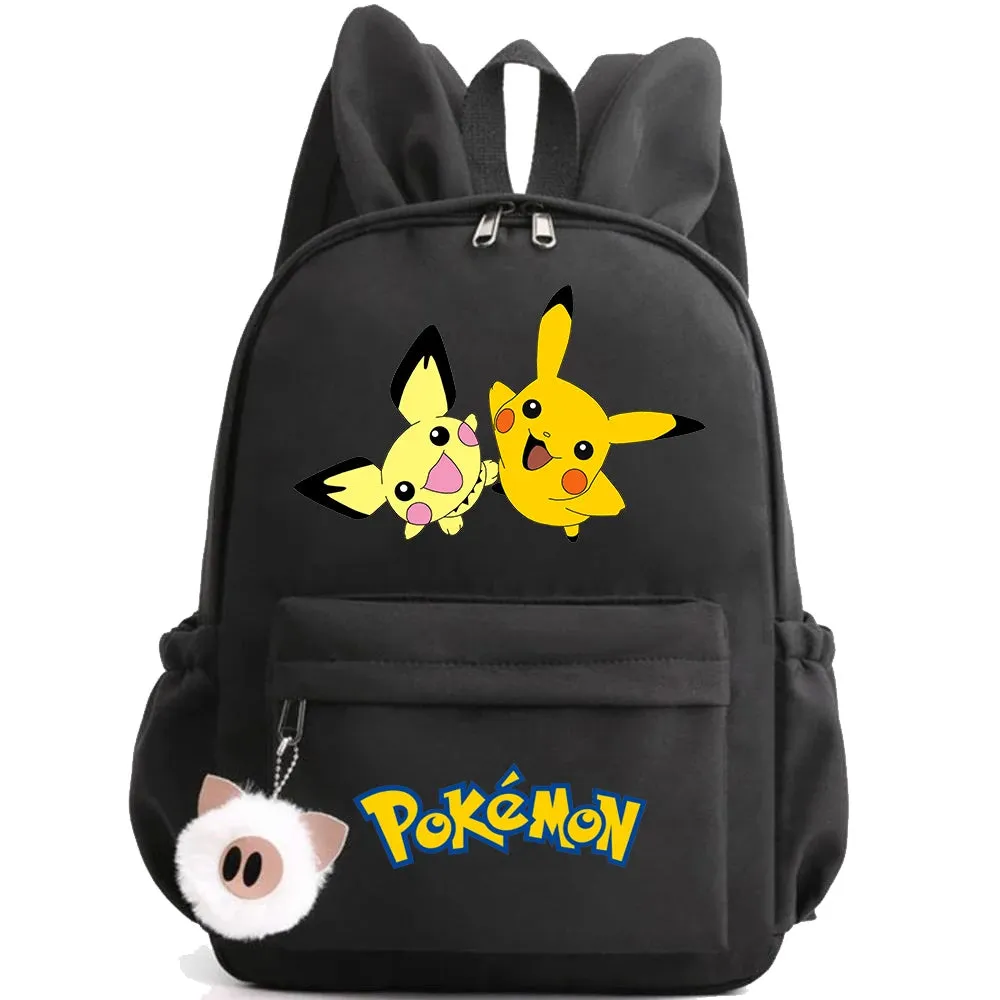 Pokemon Pikachu Anime Backpack for Boys and Girls