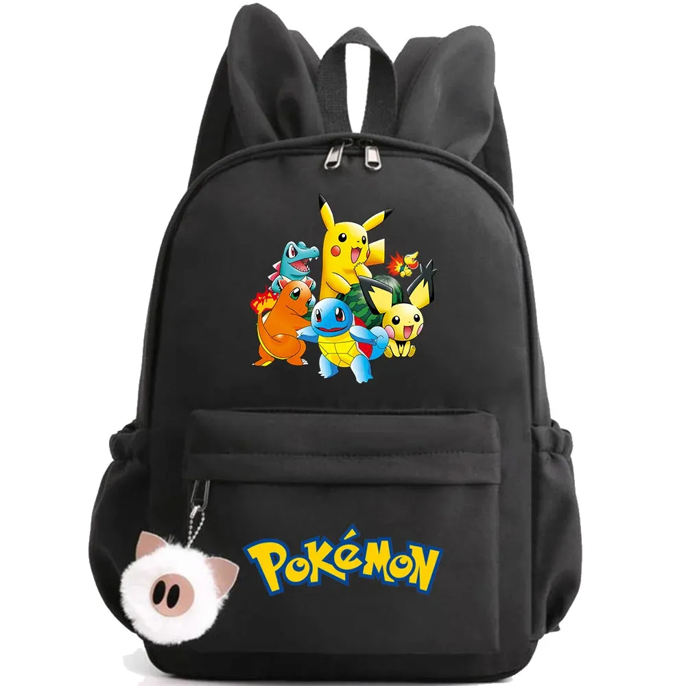 Pokemon Pikachu Anime Backpack for Boys and Girls