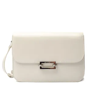 Saint Laurent Le Maillon Leather White Satchel