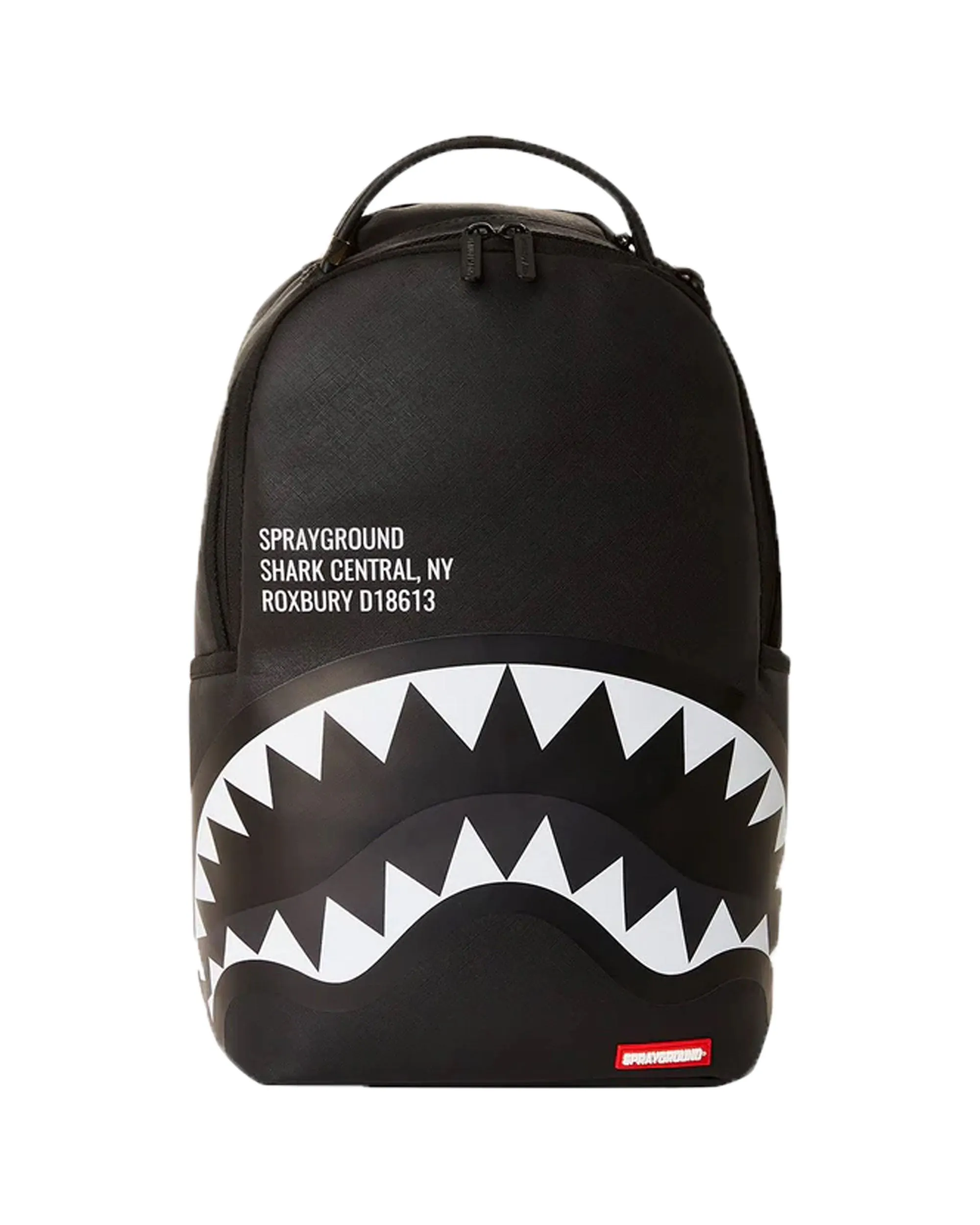 Sprayground Shark Central 2.0 Black On Grey Sp Dlxsv Backpack