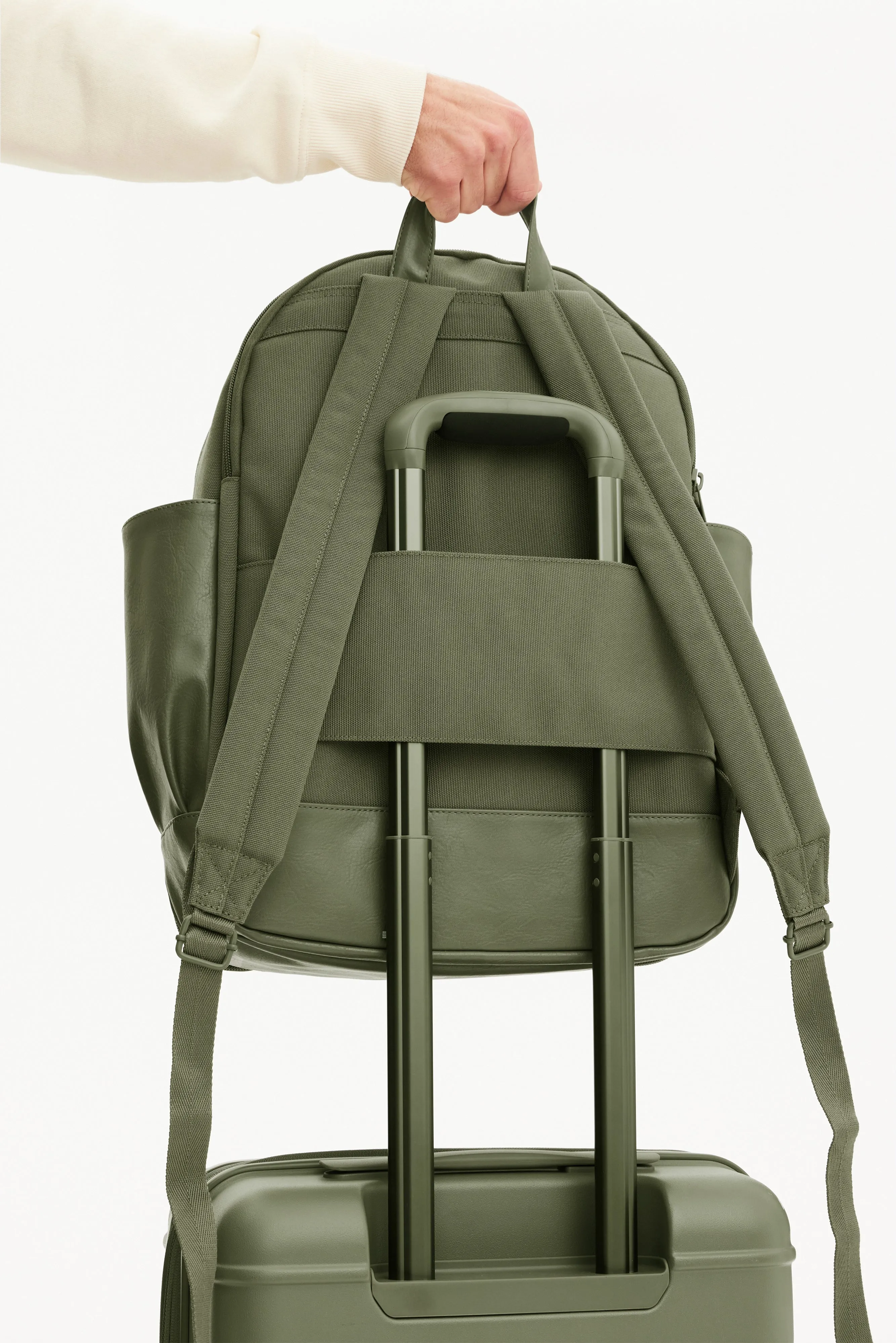 The Backpack in Olive