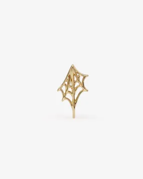 Widow Threadless End (14K Gold)