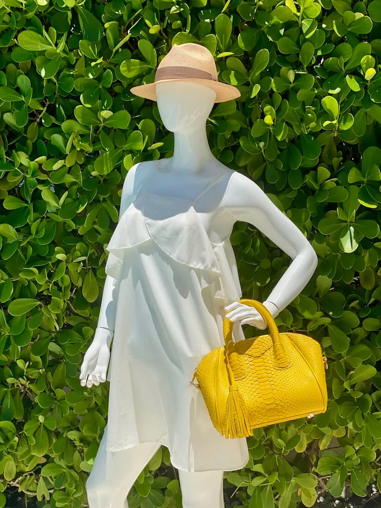 Yellow Satchel Bag