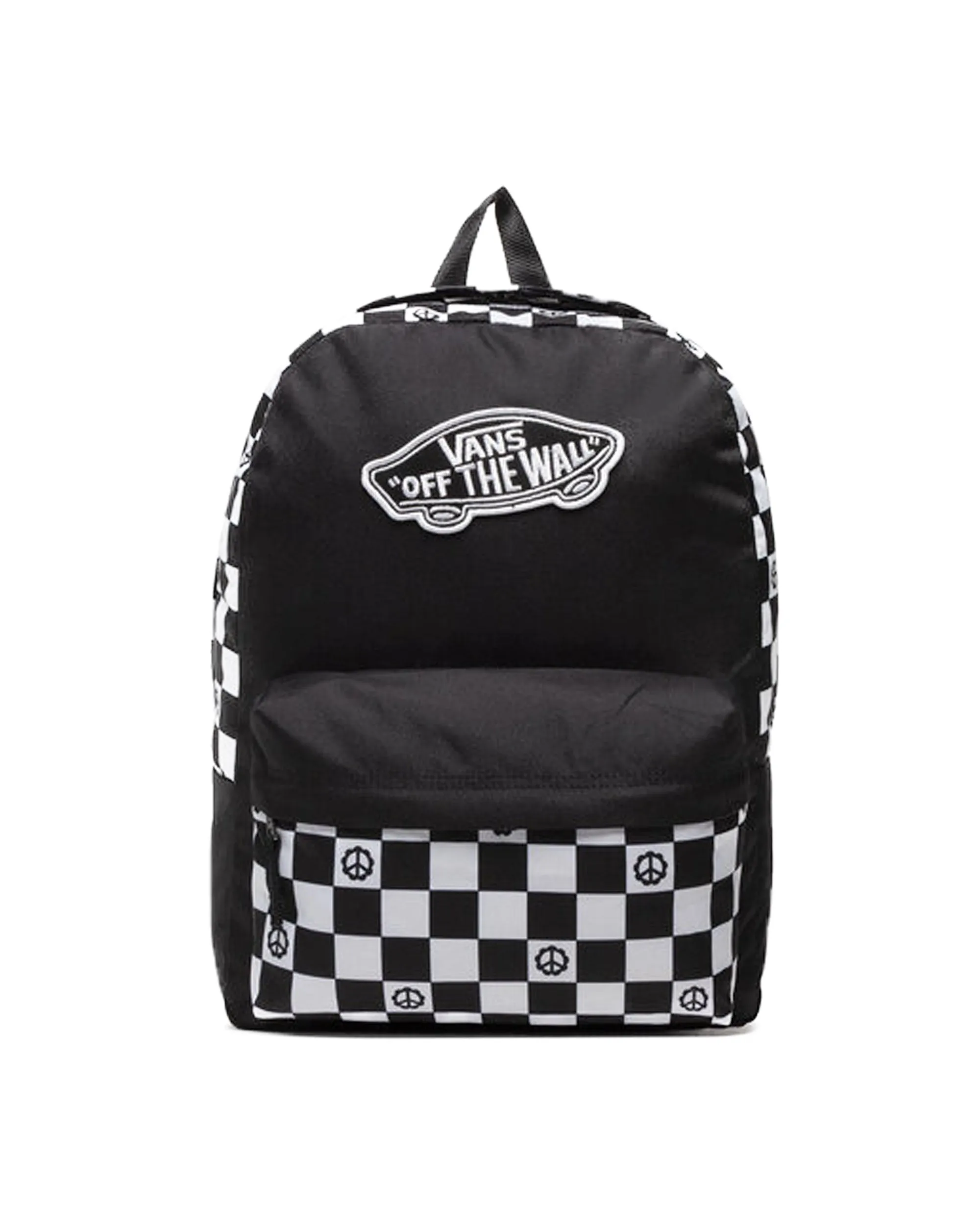 Zaino Vans Realm Backpack Peace Check Black